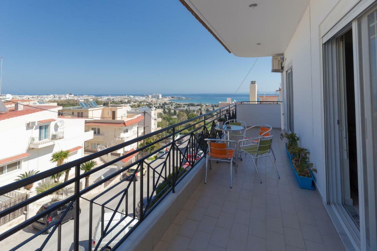 Groovy & Cozy With Private Seaview Rooftop Terrace Apartment Rhodes City